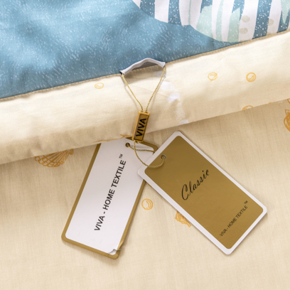 Комплект постельного белья Сатин с Одеялом (простынь на резинке) OBR088